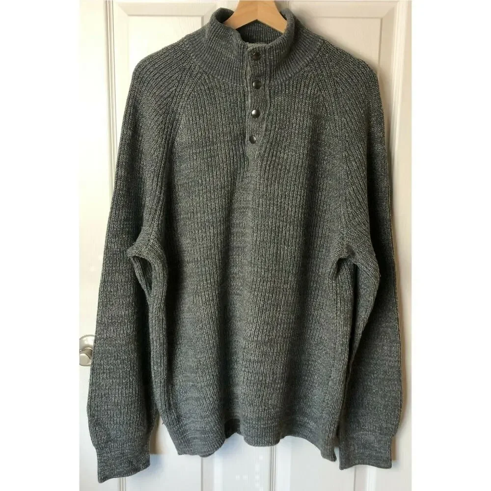 Banana Republic Men’s XL Cotton Blend Pullover Sweater Gray